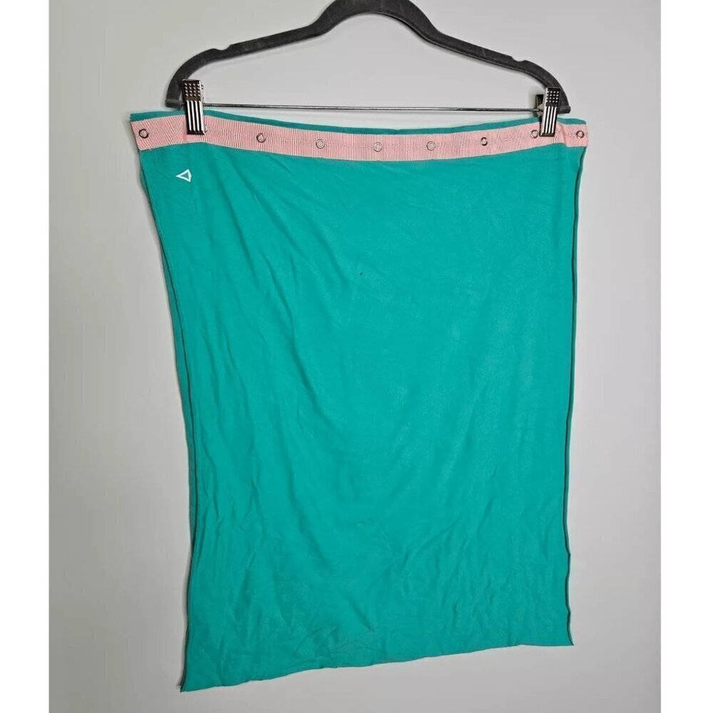 Ivivva by Lululemon Infinity Snap Scarf Teal Green Girls EUC